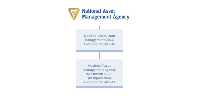 Infographic displaying NAMA Group Structure
