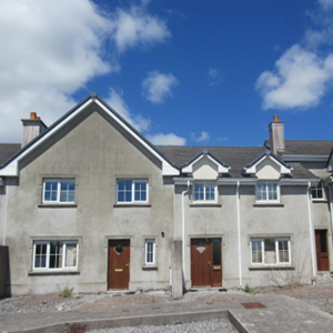 Ashmount Mews - Before, unpainted and run-down